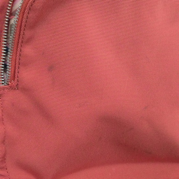 Franco Sarto Orange Nylon Shoulder Bag Casual Purse Multiple Pockets Resortwear - Picture 14 of 16